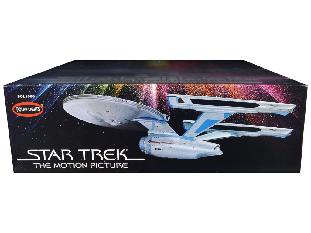 Skill 2 Model Kit U.S.S. Enterprise NCC-1701 Refit Spaceship “Star Trek: The Motion Picture” (1979) Movie 1/350 Scale Model by Polar Lights