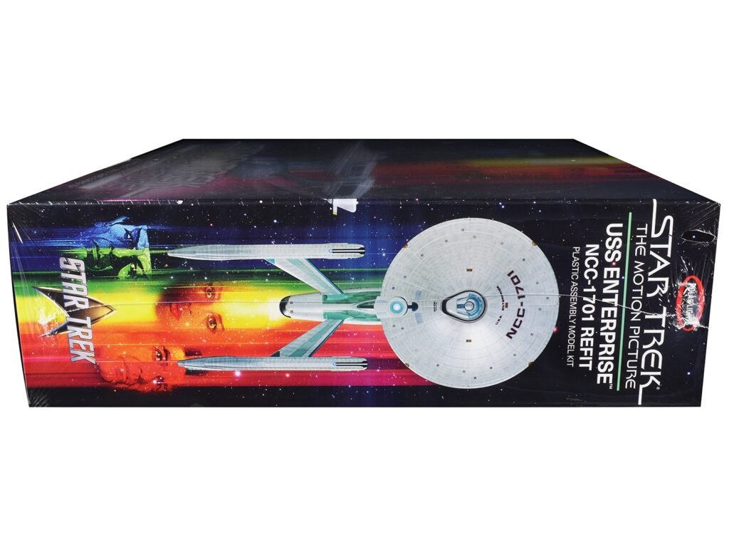 Skill 2 Model Kit U.S.S. Enterprise NCC-1701 Refit Spaceship “Star Trek: The Motion Picture” (1979) Movie 1/350 Scale Model by Polar Lights