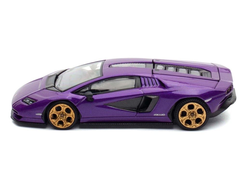 Lamborghini Countach LPI 800-4 Viola Pasifae Purple Metallic “Hong Kong Toycar Salon 2025” 1/64 Diecast Model Car by Pop Race
