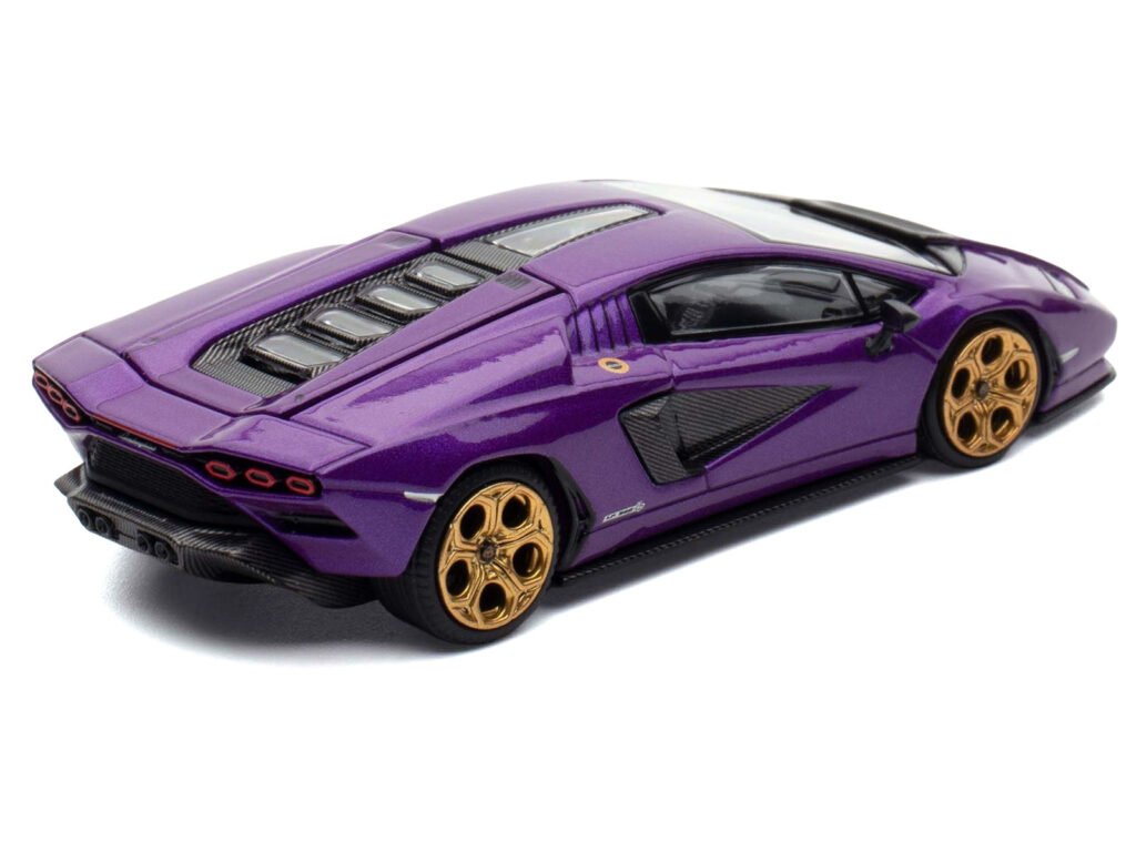 Lamborghini Countach LPI 800-4 Viola Pasifae Purple Metallic “Hong Kong Toycar Salon 2025” 1/64 Diecast Model Car by Pop Race