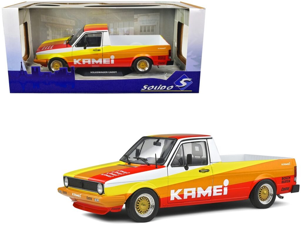 1982 Volkswagen Caddy MK 1 Pickup Truck “Kamei Tribute” 1/18 Diecast Model Car by Solido