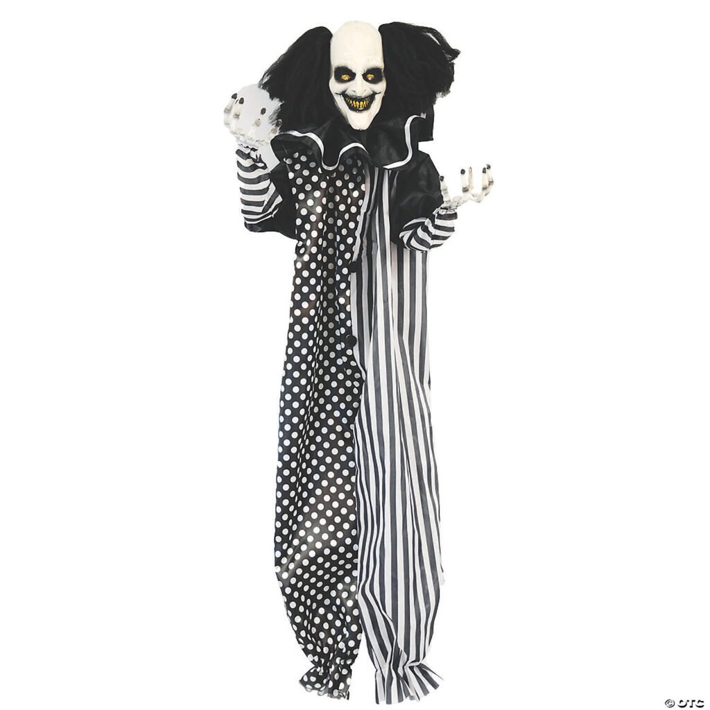 4′ hanging light up clown